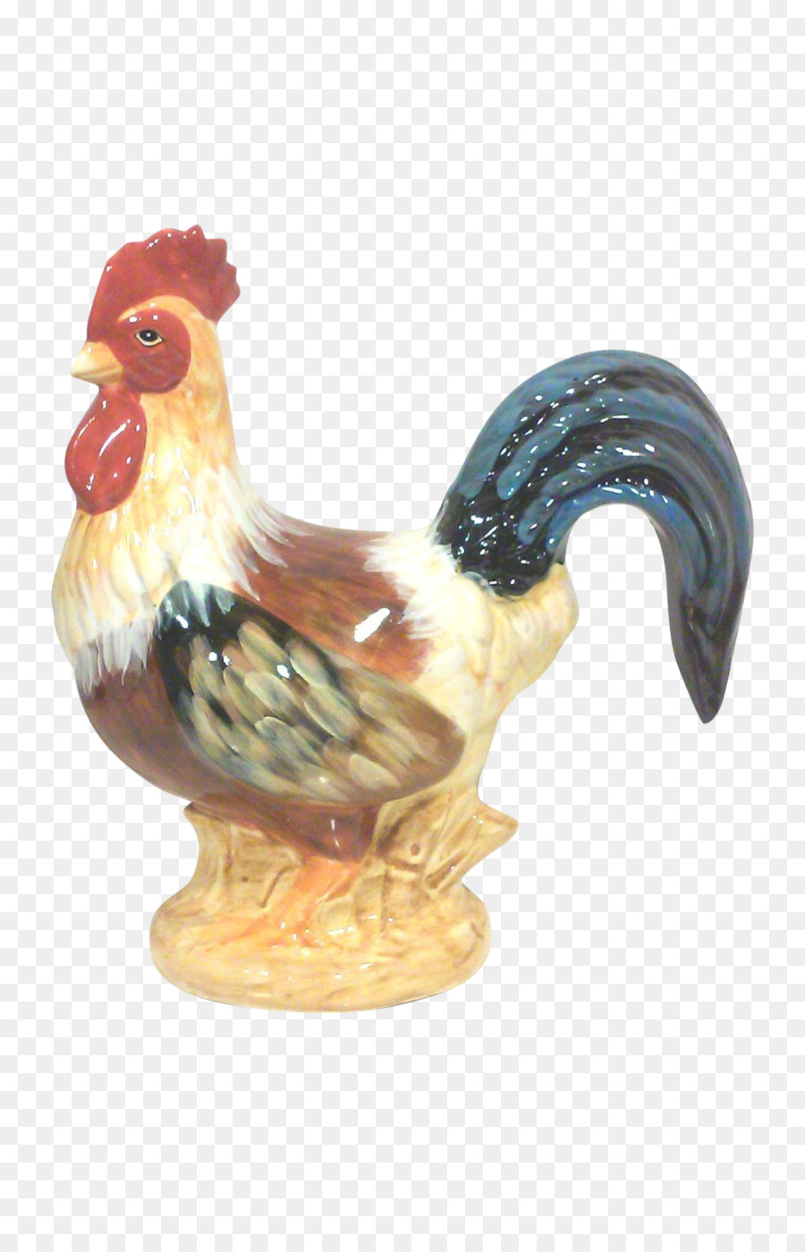 Gallo In Ceramica Di Pollo Etsy Figurine - Dipinto a mano di pollo