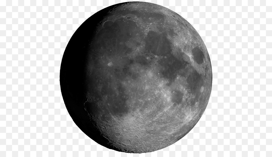 Fase lunare luna Nuova Terra lato Vicino della Luna - superficie lunare