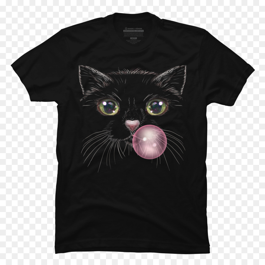 Konzert T-shirt Black cat Hoodie - Katze Liebhaber t shirt