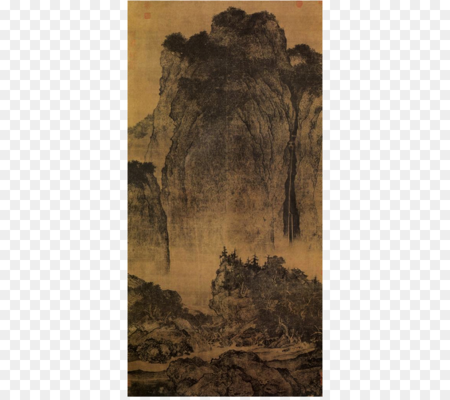 In viaggio tra le Montagne e Torrenti Inizio della Primavera dinastia Song pittura di Paesaggio - Bodhisattva Guanyin