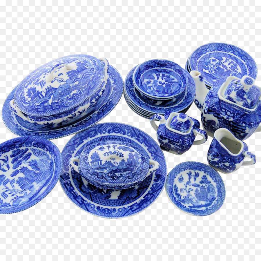 Set da tè Blu e bianco ceramica Stoviglie di Porcellana - porcellana cinese