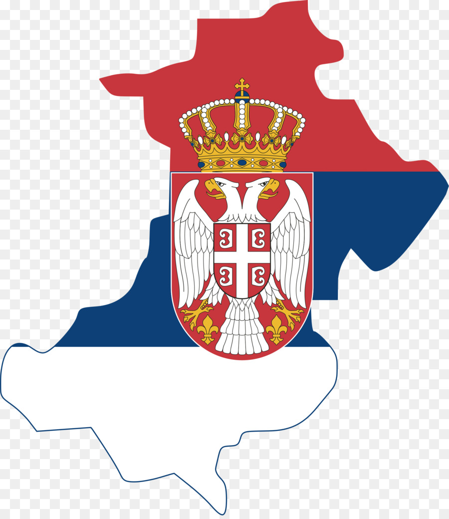 Flagge von Serbien Serbien und Montenegro, National flag - Flagge
