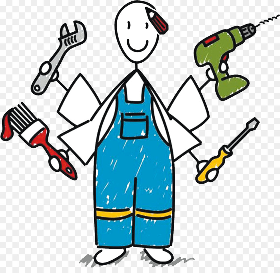 Heimwerker Do it yourself-Cartoon-Clip-art - home Renovierung