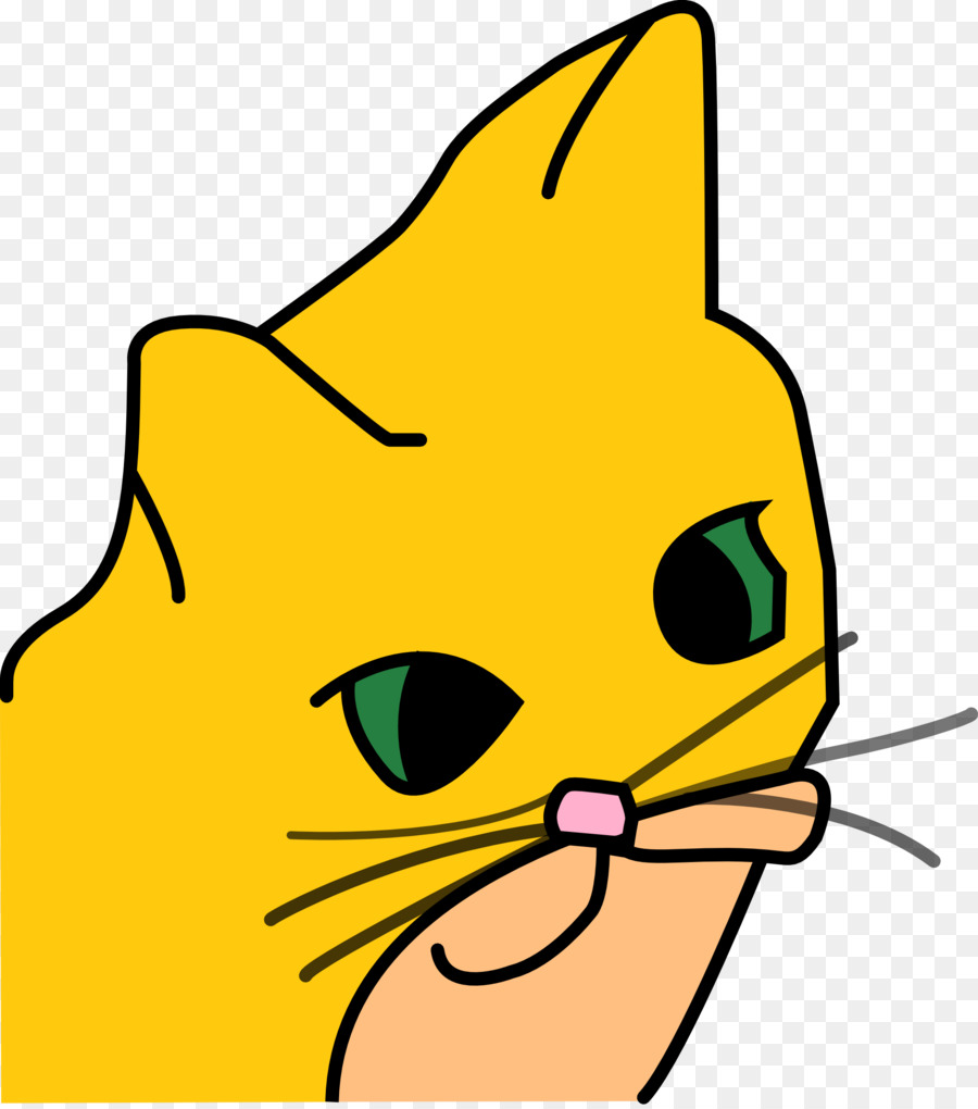 Die schnurrhaare von Kätzchen Schnauze Cartoon Clip art - Kätzchen