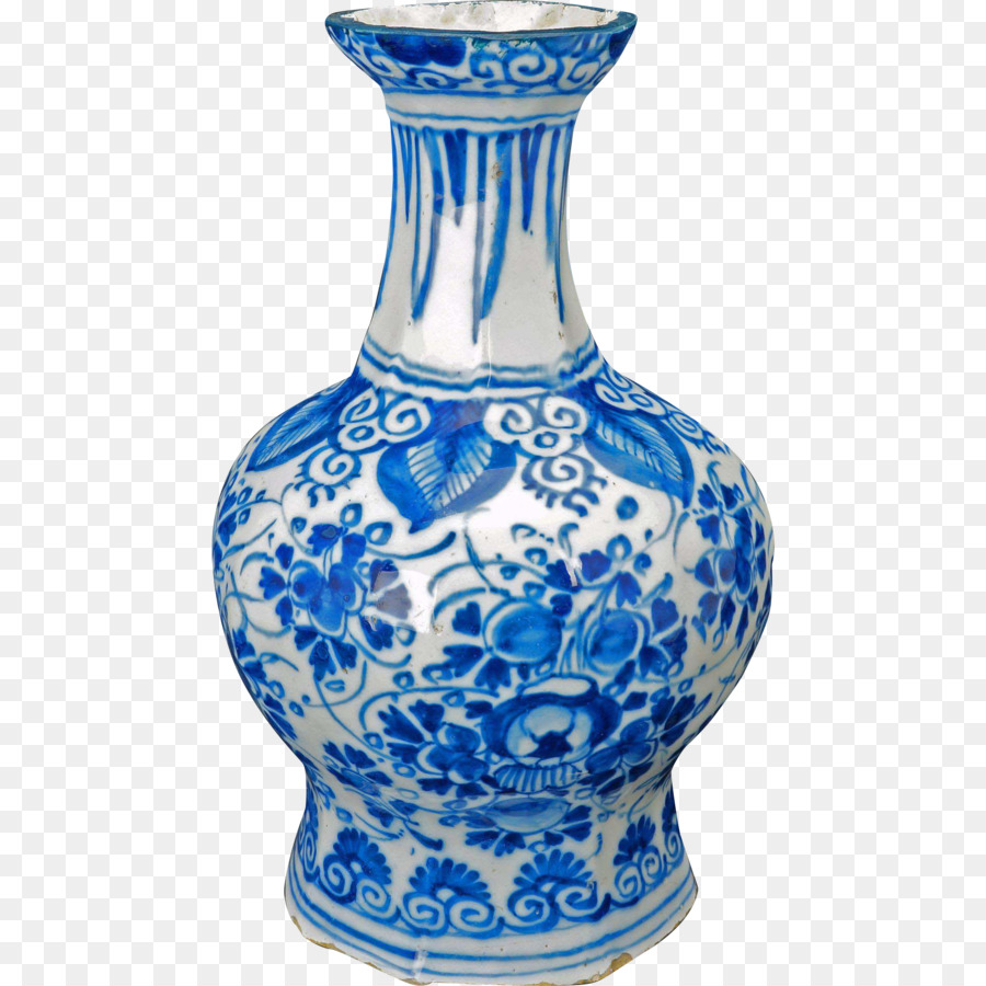 Vaso Blu e bianco, ceramica Ceramica, Vetro, Porcellana - vaso