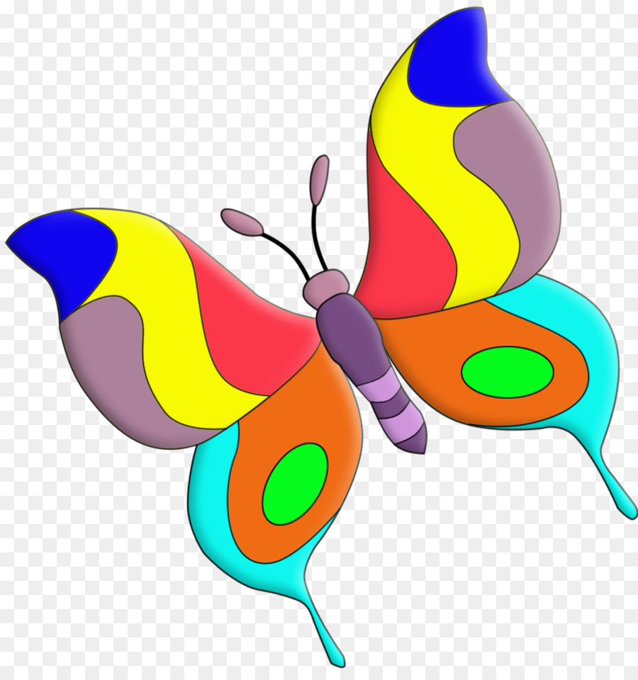 Cartoon-Lila Schmetterlinge und Motten Clip-art - colorful butterfly Maschine