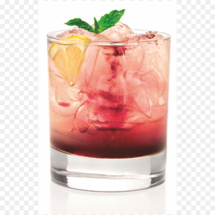 Bay Breeze Bramble-Cocktail Gin garnieren - Cocktail