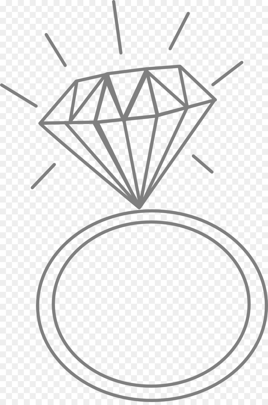 Anello di fidanzamento anello di Matrimonio Clip art - Abito Disegnato
