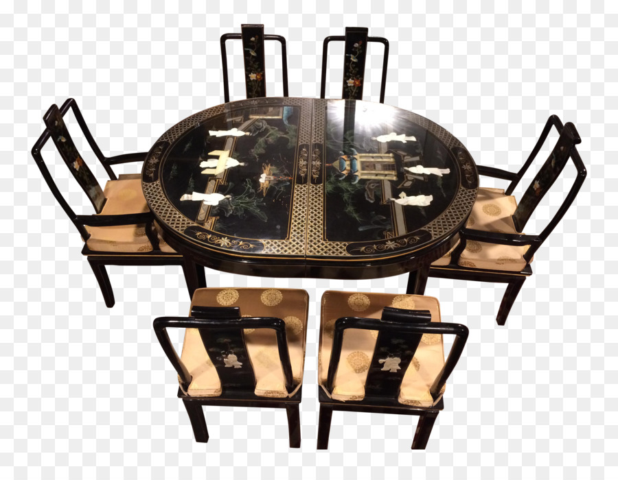 Tabelle Matbord Esszimmer Stuhl Möbel - handbemalte Wohnzimmer