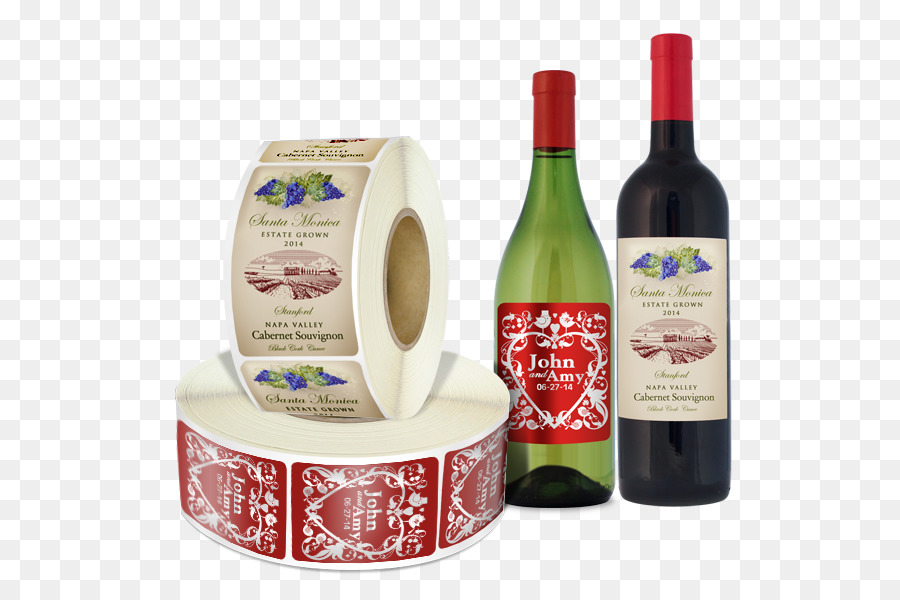 Papier-Aufkleber-Aufkleber Drucken - Wein Etiketten