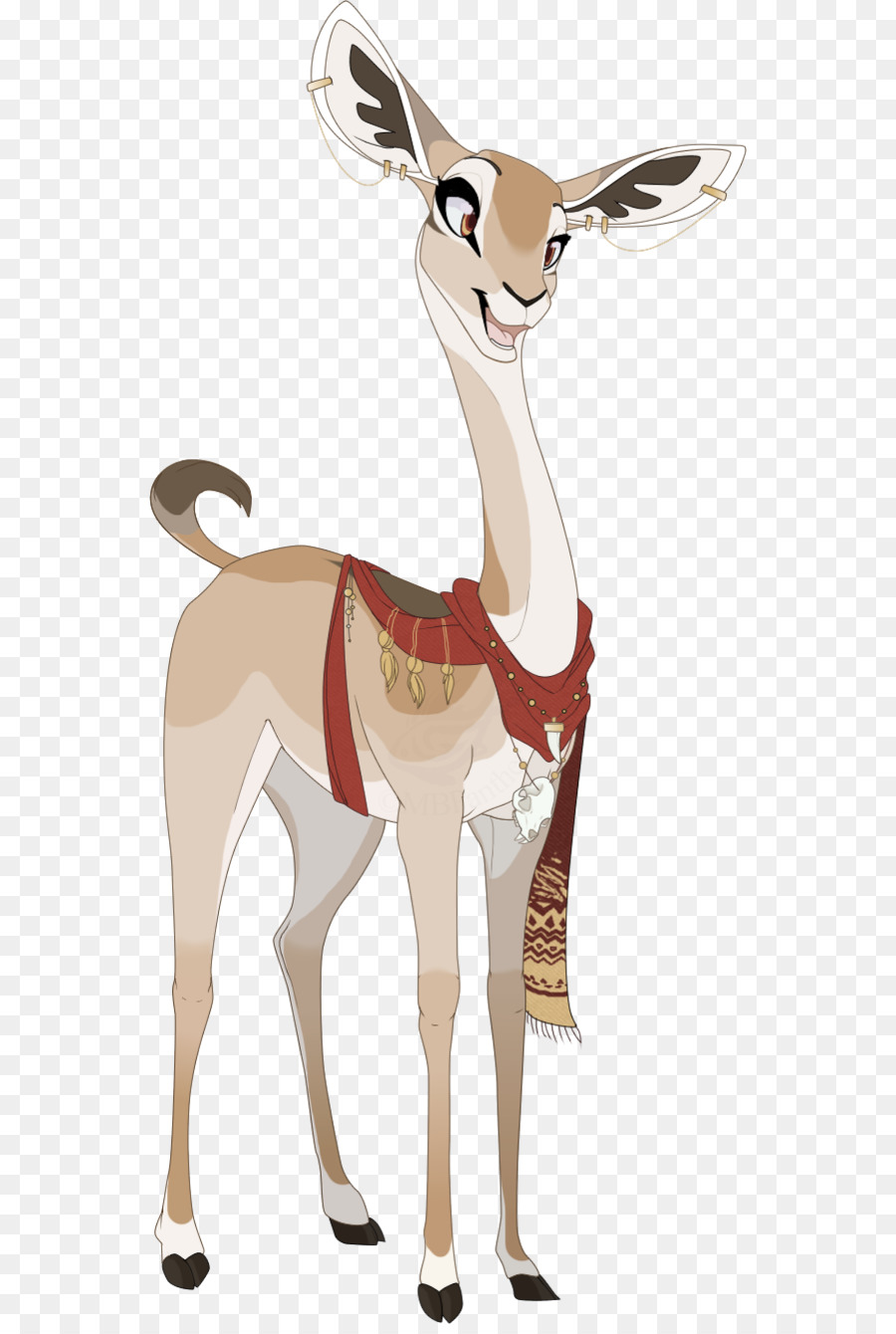 Antilope Giraffa - modello di ombreggiatura