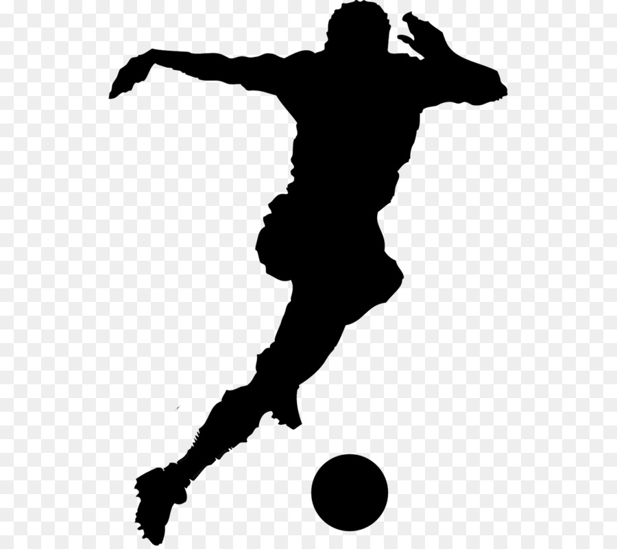 Fußball Spieler clipart - spielen Fußball silhouette Figuren material