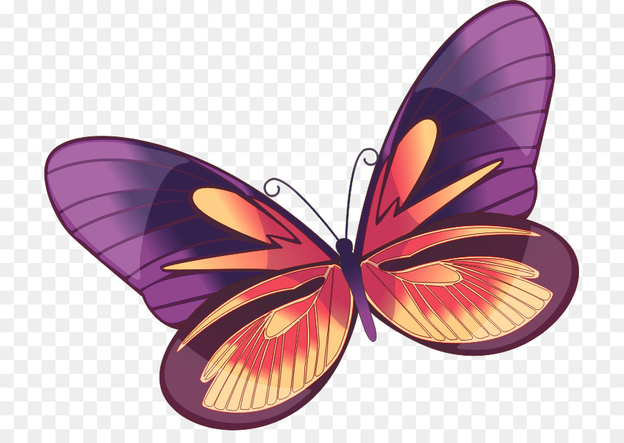 ClipArt farfalla monarca - farfalla