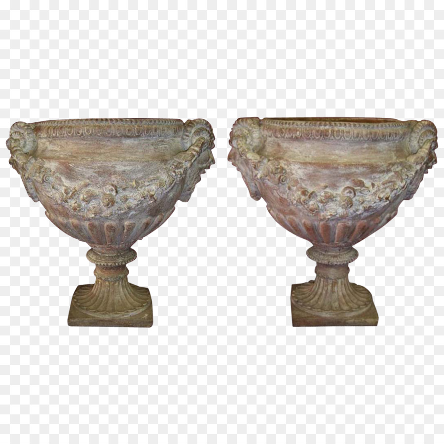 Keramik-Vasen Urn Maiolica Houdan Huhn - Vase