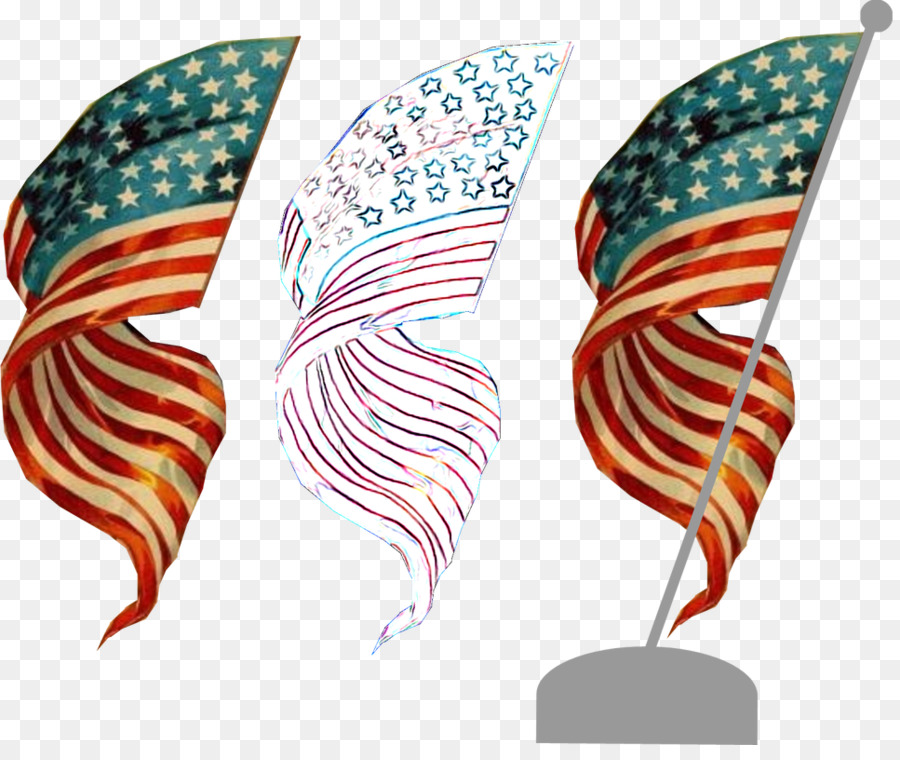 Bandiera degli Stati Uniti, il Giorno dell'Indipendenza, Clip art - squisito modello di cinque recitato bandiera rossa
