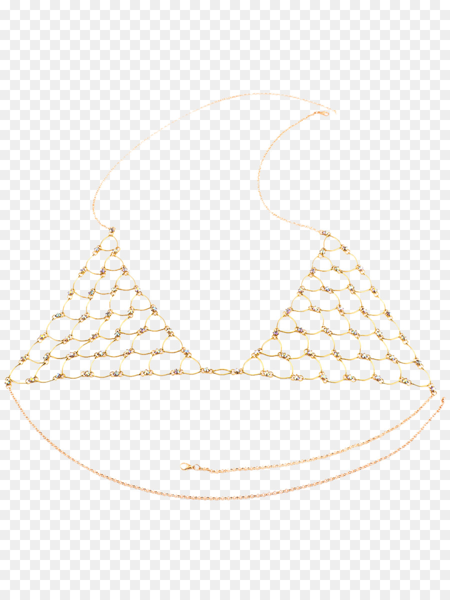 Collana di Gioielli catena Corpo Gioielli - classico triangolo d'oro tour