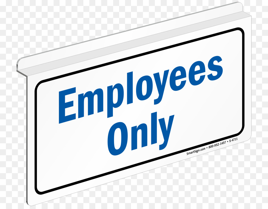 Zeichen-Symbol-Wand-Logo - Mitarbeiter Arbeitserlaubnis
