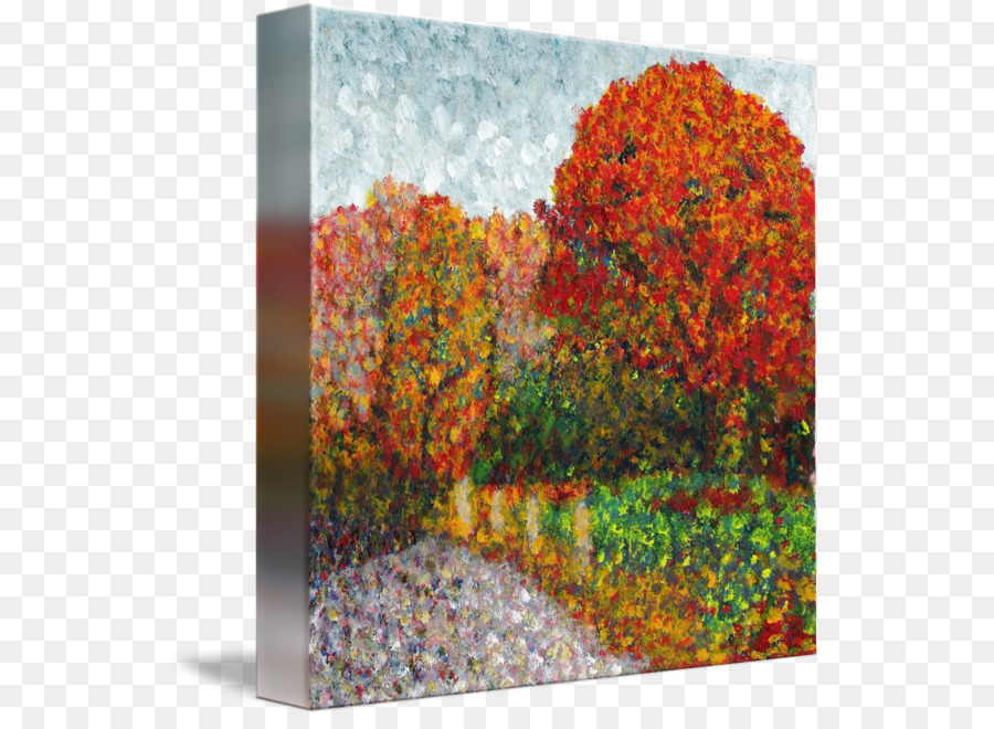 La pittura Impressionista stagioni Impressionismo Arte Autunno - corona d'autunno acquerello