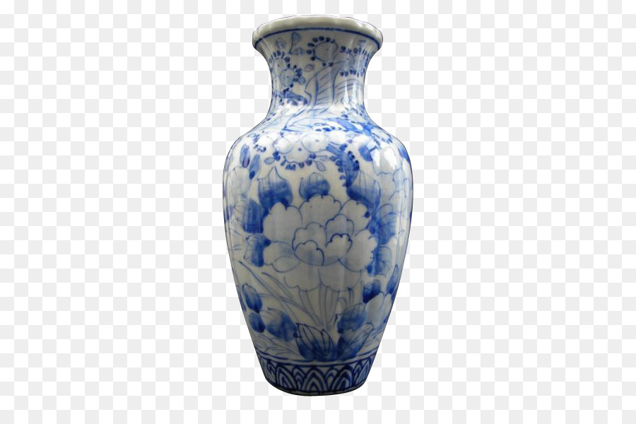 Vaso Blu e bianco ceramica Seto Porcellana Imari ware - vaso