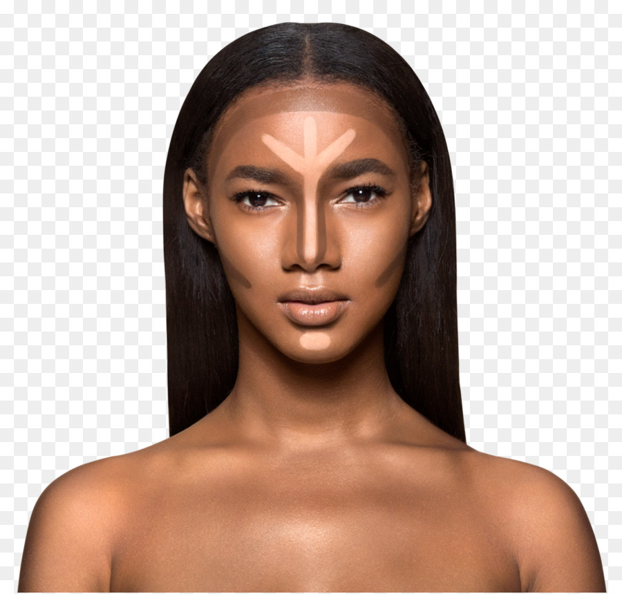 Kim Kardashian che Contorna Cosmetici Uomo pelle color Evidenziatore - modello