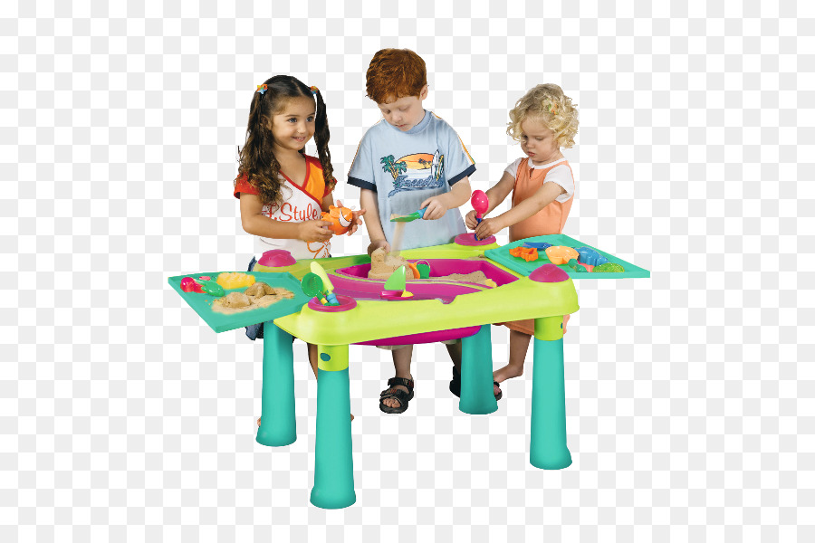 Sand-Wasser-Tisch Kunststoff - Tabelle