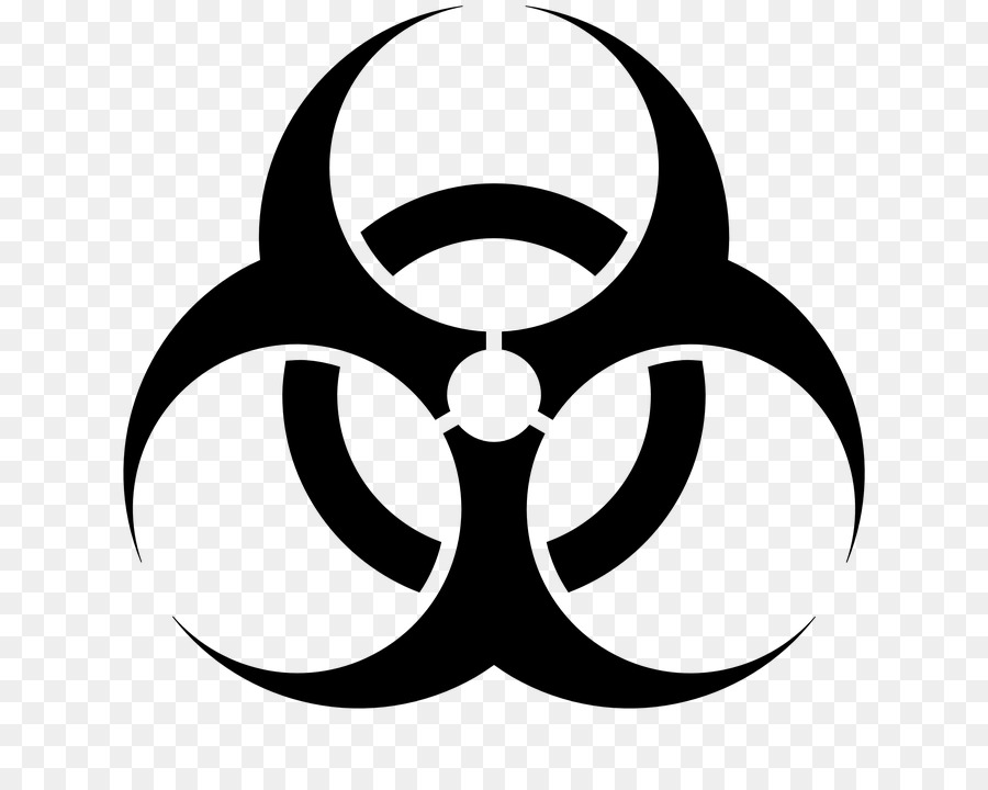 Biologische Gefahren-Inferno-Symbol clipart - Symbol