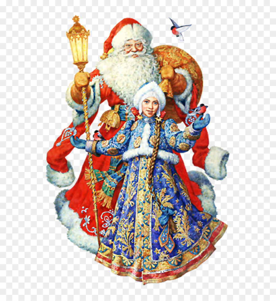 Ded Moroz Snegurochka, Santa Claus, Neues Jahr Großvater - Weihnachtsmann