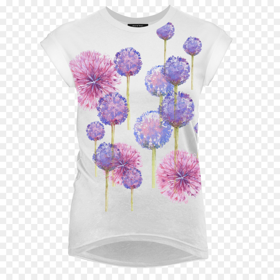 T-shirt tử đinh hương Hoa Violet Màu - nổi bồ công anh