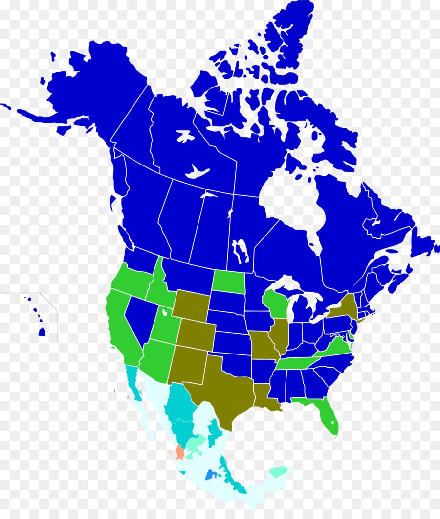Kanada North Carolina, Mexiko, französischen und indischen Krieg Anzeigen - Vereinigte Staaten map
