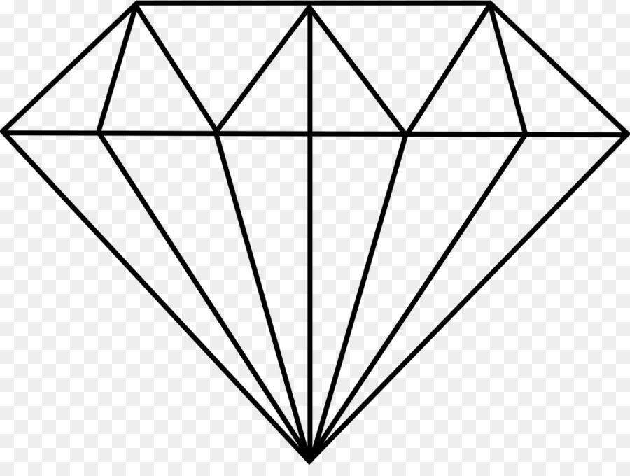Geometrie-Zeichnung Diamant - Diamant