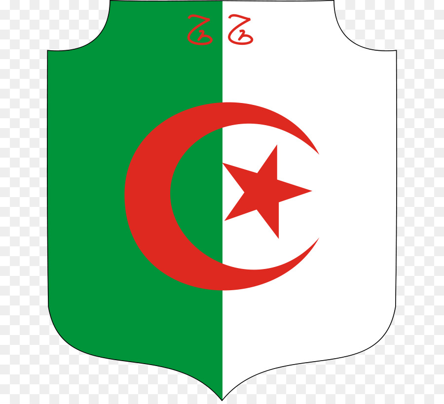 Francese in Algeria Emblema dell'Algeria Stemma della Bandiera dell'Algeria - algeria bandiera