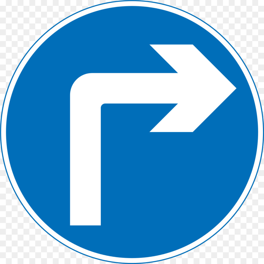 Traffico, segno, segno Obbligatorio Strada di Regolamentazione segno - strada