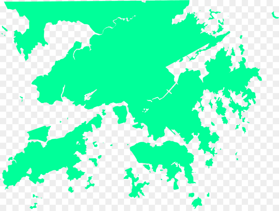 Cờ của Hồng Kông bản đồ Trống - ổn định