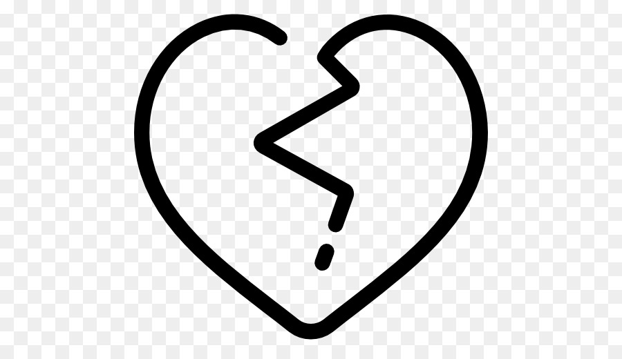 Máy tính Biểu tượng trái tim tan Vỡ Clip nghệ thuật - bị hỏng hay tách trái tim véc tơ