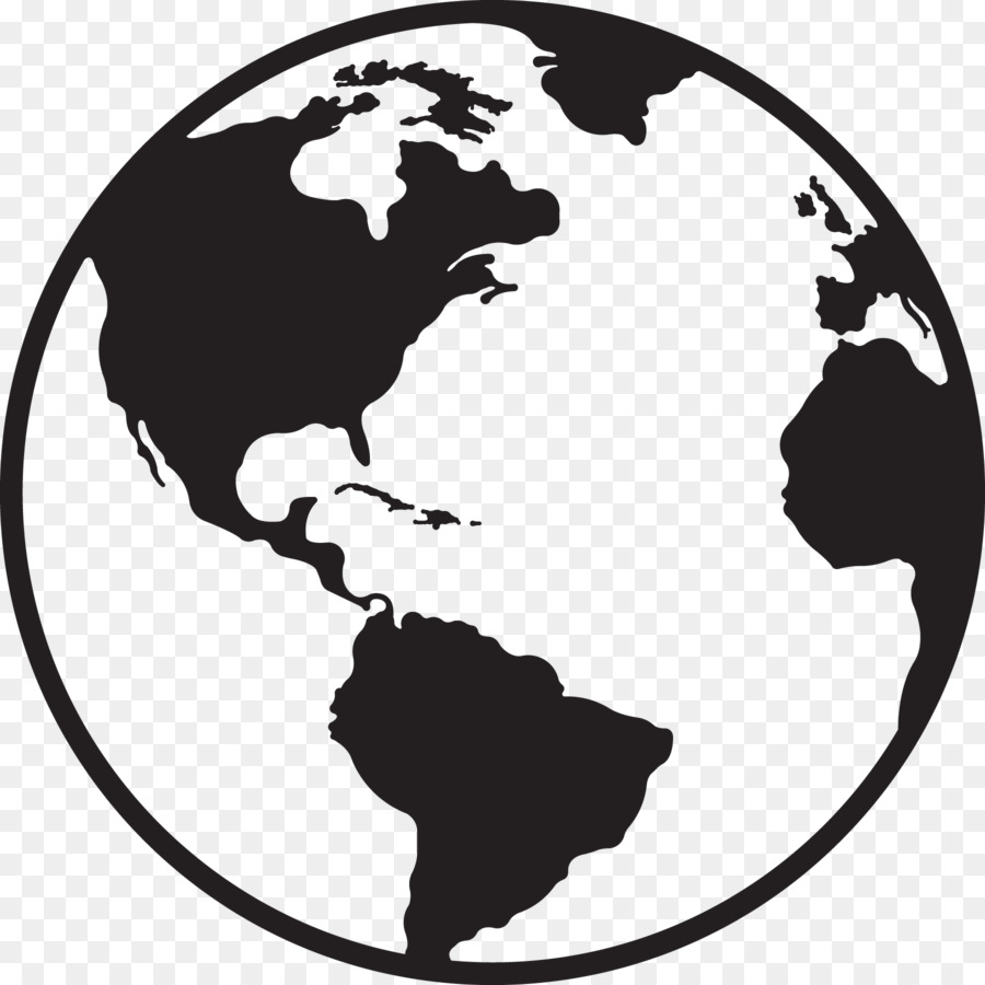 Globo terrestre Clip art - mappa vettoriale del mondo
