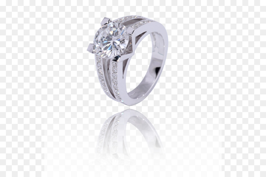 Solitär-Diamant-Hochzeit ring-Verlobungsring - solitäre