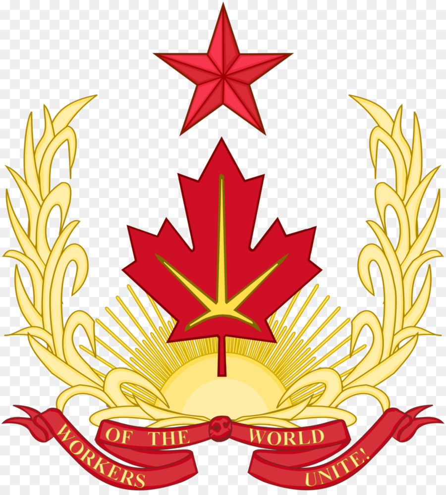 Bandiera del Canada, la foglia d'Acero Del Canada - sovietica in stile vettoriale