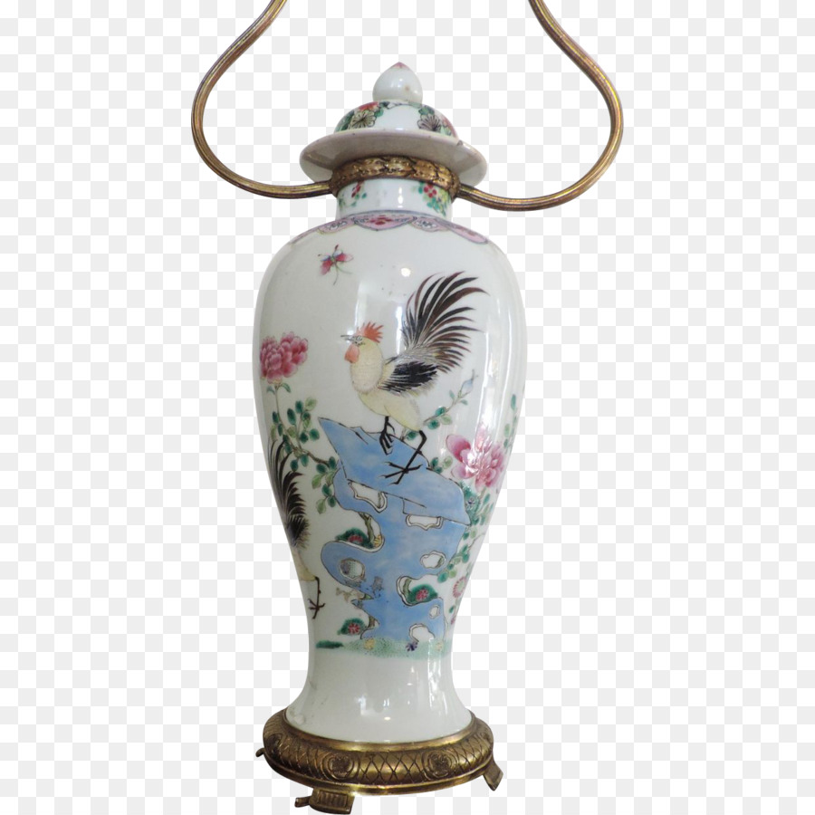 Vase chinesische export Porzellan Beleuchtung Urn - chinesische baluster