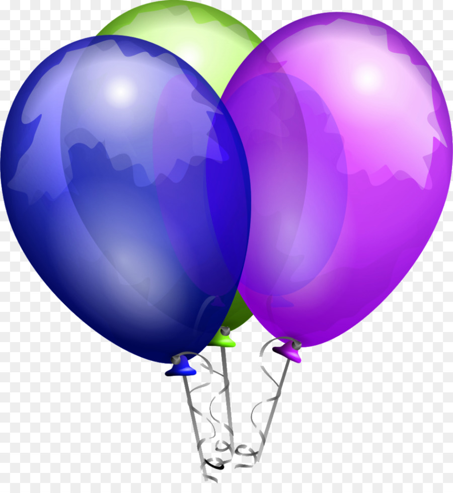 Gas balloon Party di Compleanno Clip art - colorato compleanno palloncino