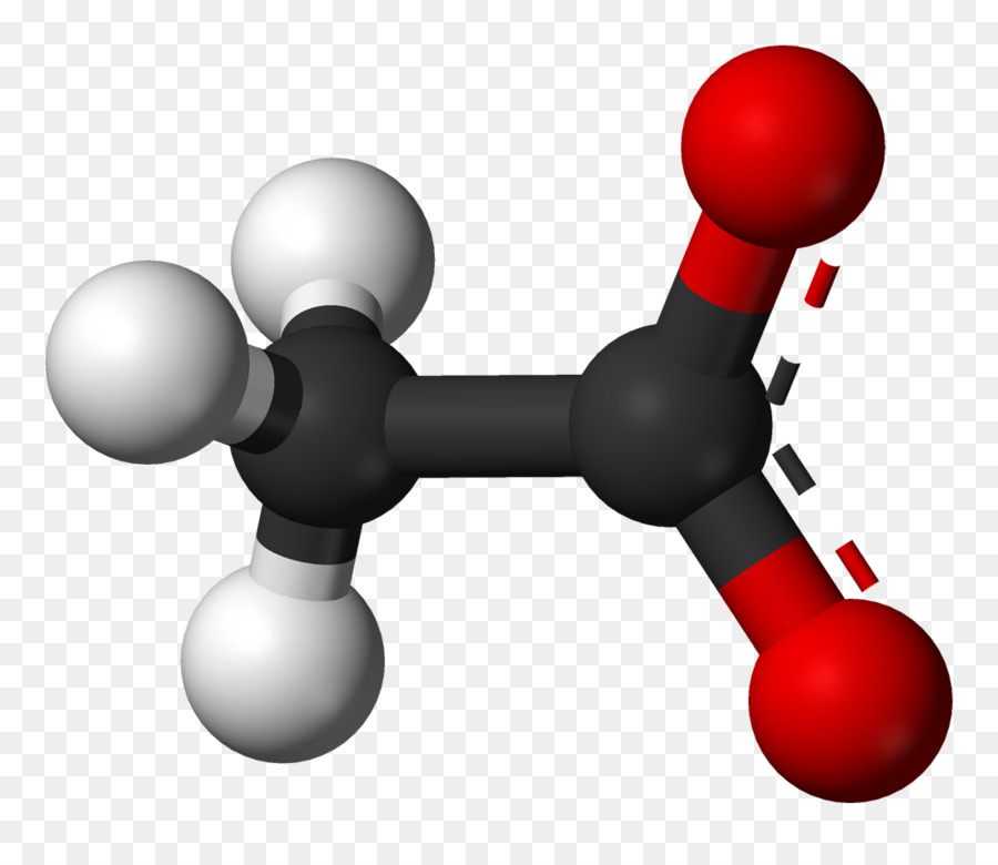 Methyl-Acetat-Essigsäure-Ball-und-stick Modell Natrium-Acetat - Salz