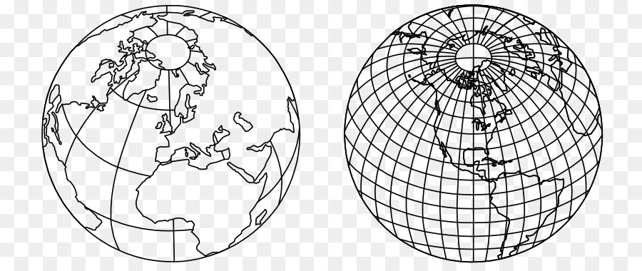 Globo proiezione di Mercatore, la Mappa per Geografo Clip art - globo