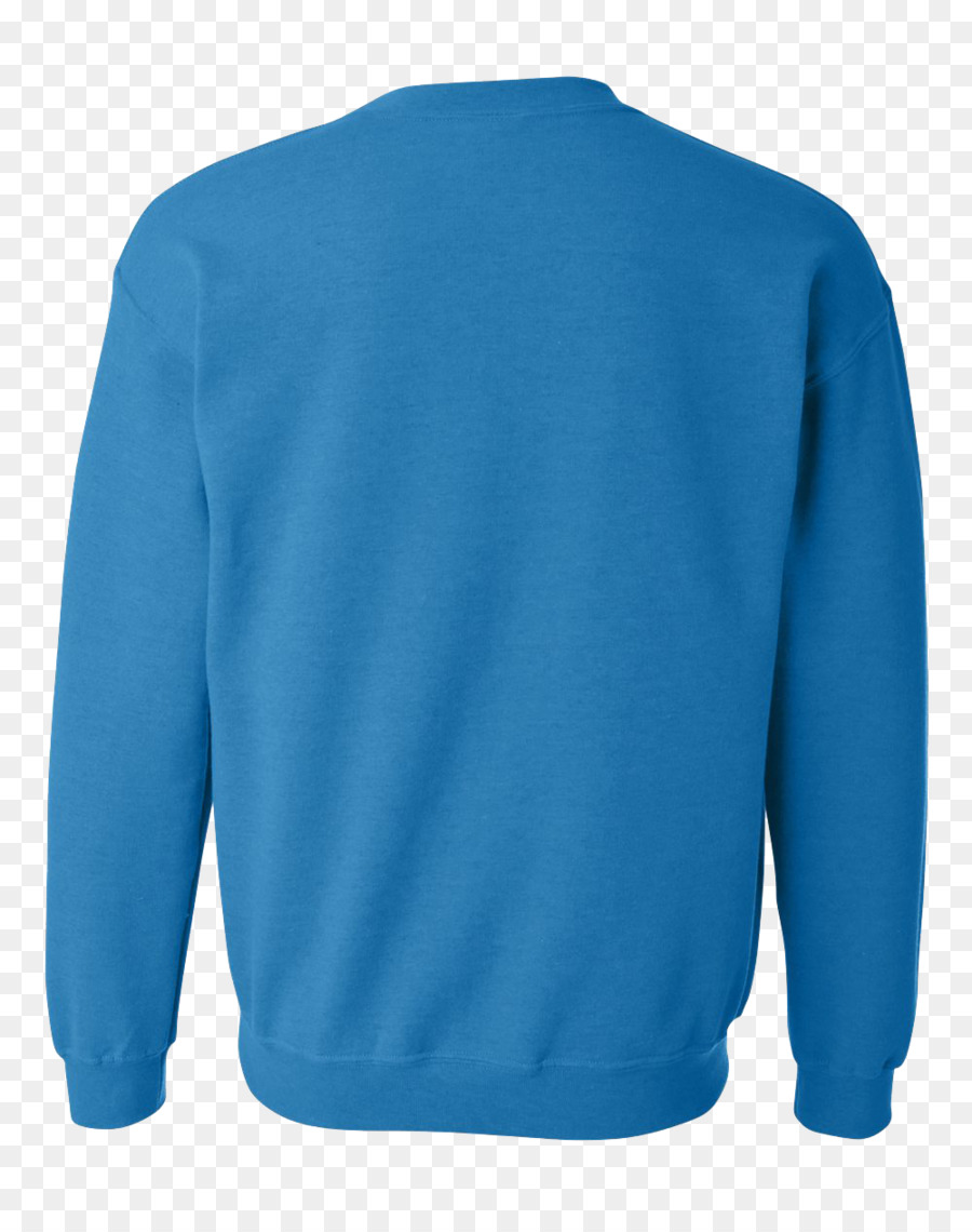 T-shirt Manica Blu girocollo in pile - Maglietta