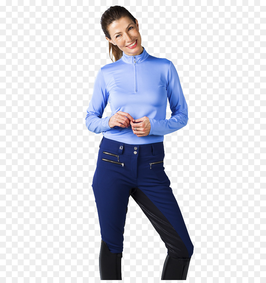 Jeans, T shirt Schulter Ärmel Oberbekleidung - Kornblume