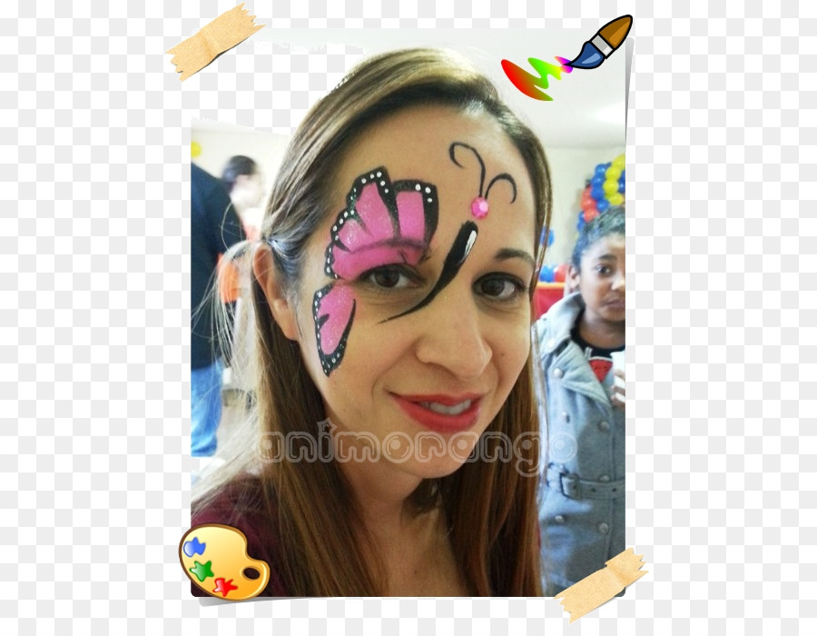 Schmetterling Malen Gesicht Wange Make-up - Kinderschminken