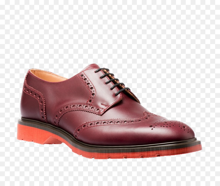 Pelle Solovair Brogue scarpe Calzature - fondo rosso