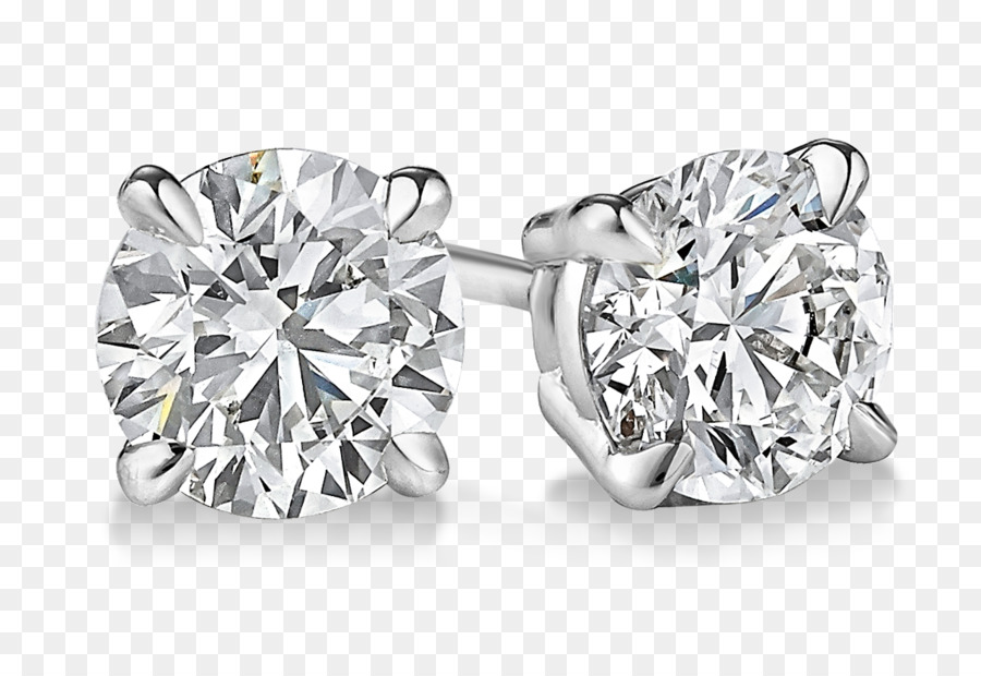 Orecchino Diamante taglio di chiarezza del Diamante - della vite prigioniera del diamante orecchini