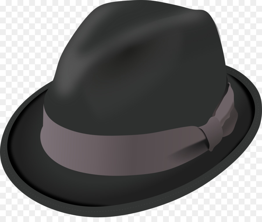 Fedora Trilby Hat Clip art - cappello