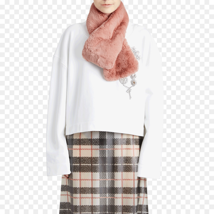 Sciarpa Burberry Fake fur Scialle abbigliamento in Pelliccia - di pelliccia foulard