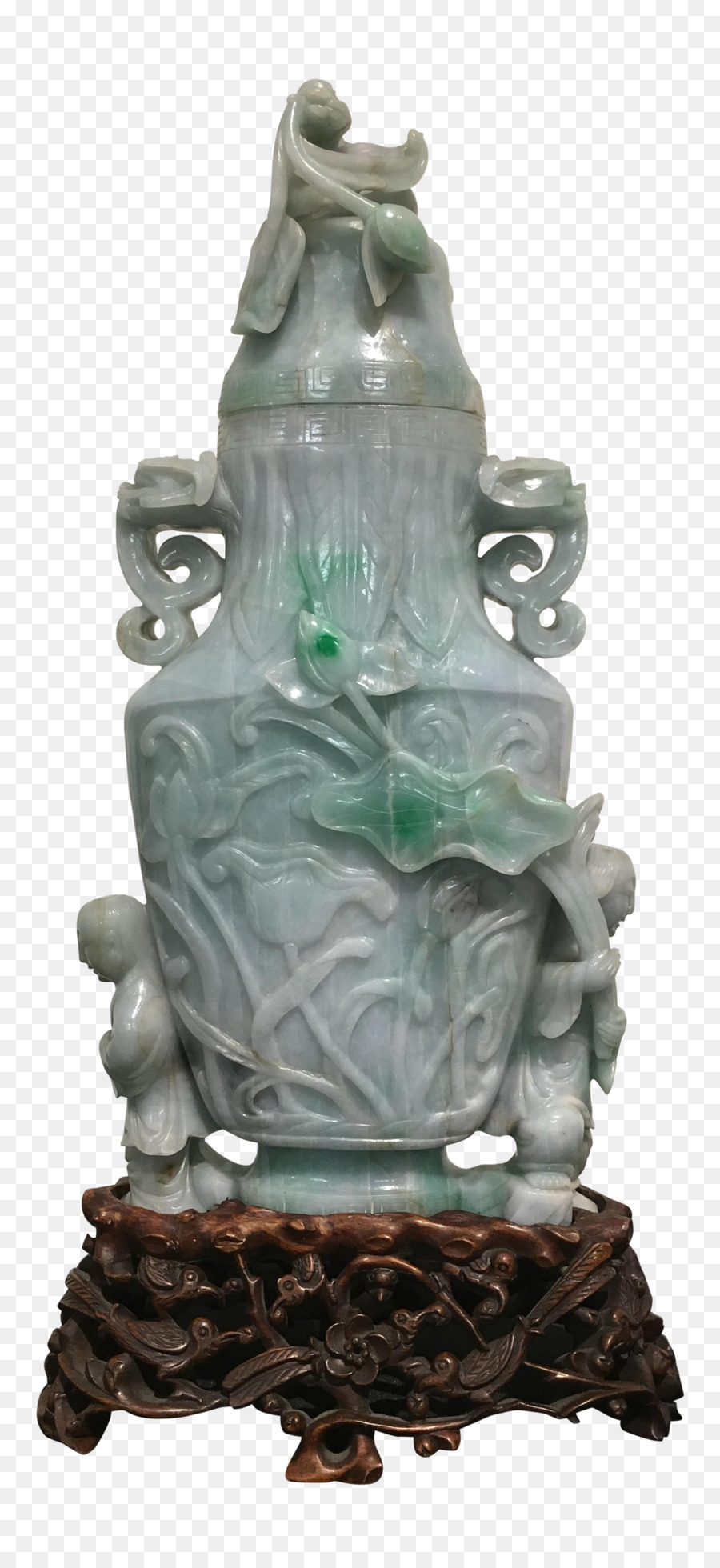 Vaso In Giada Celadon Artefatto - giada vaso
