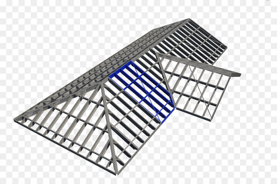 Inquadratura Tetto in Acciaio struttura in Metallo in ingegneria edile-Architettura - un angolo del tetto
